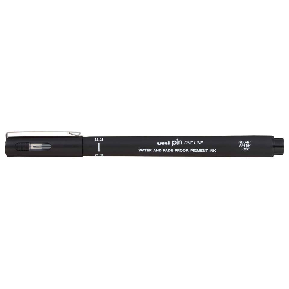 uni® Pin, Fineliner Drawing Pen (0.3mm)