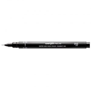 Uni-Ball Lot de 12 stylos/marqueurs Noir 0,8 mm