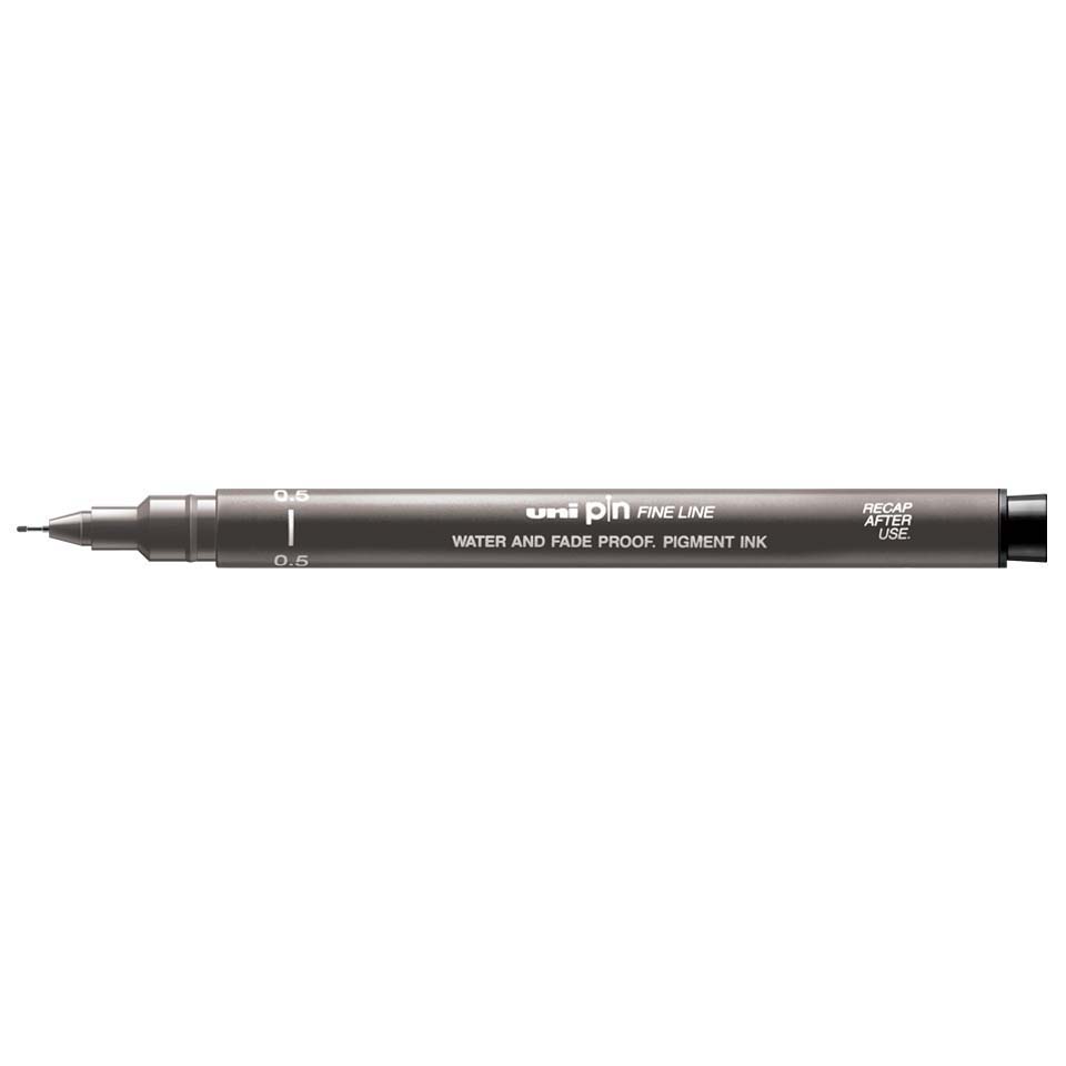Uni Pin Fineliner - Waterproof Drawing Fineline Pens - Choice of Line  Widths
