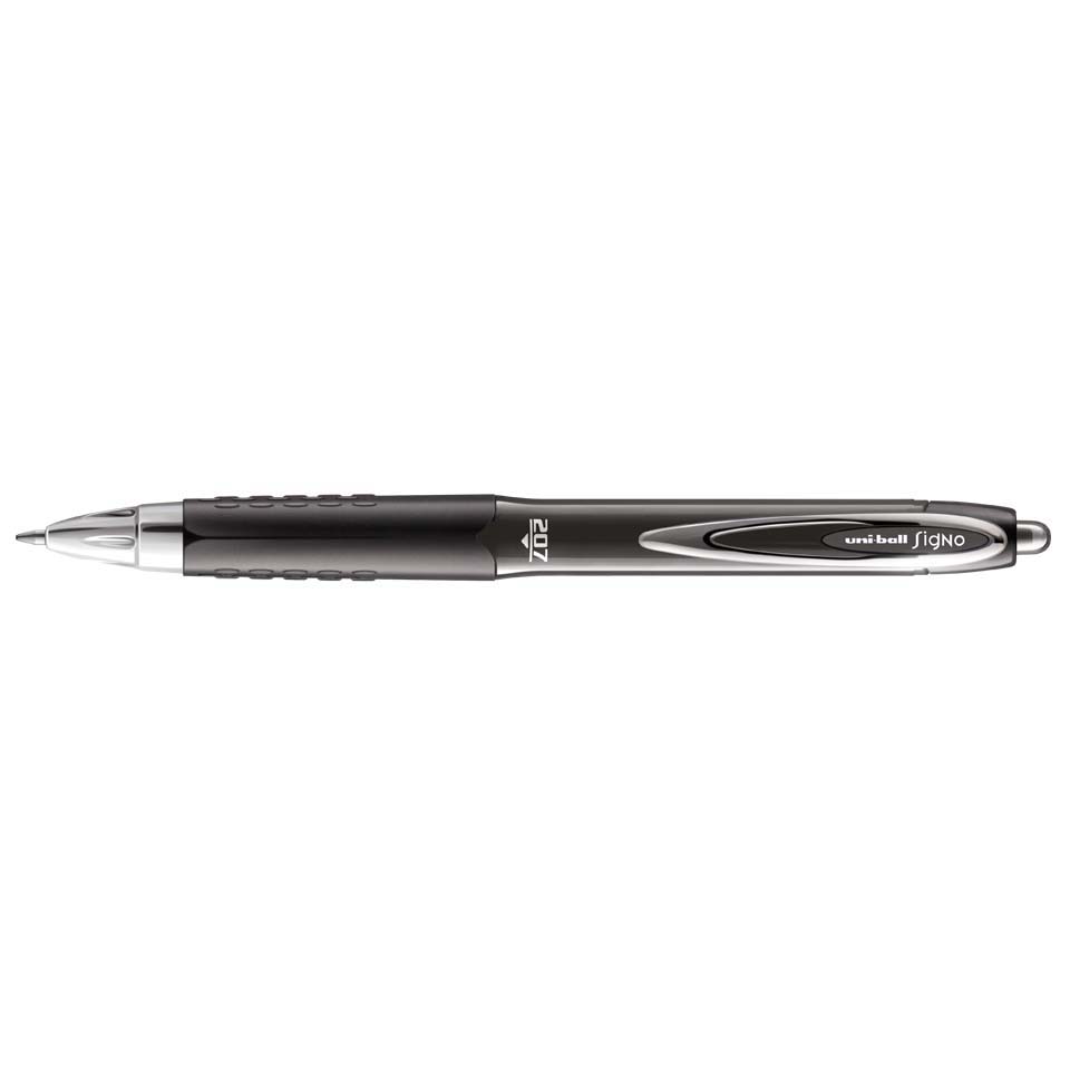 Uniball Signo 207 Gel Pen 4 Pack, 0.7mm Medium Black Algeria