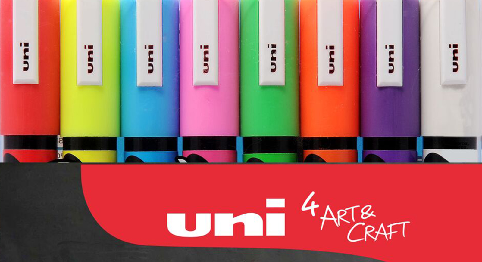 Uni Chalk Marker PWE-5M - round medium tip (2,5mm) - Schleiper - Complete  online catalogue