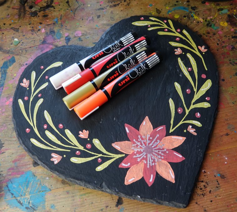 Personalise your table with Uni-Chalk Markers