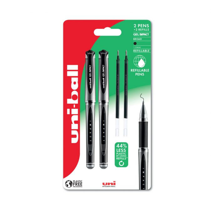 Gel impact 2pc + 2 refills
