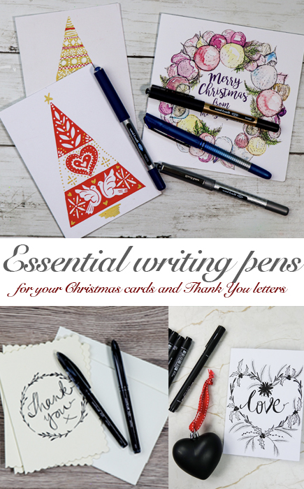 essential writing pens for your Christmas prep