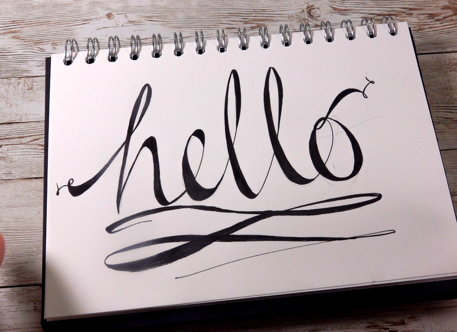 Easy hand-lettering with uni-Air