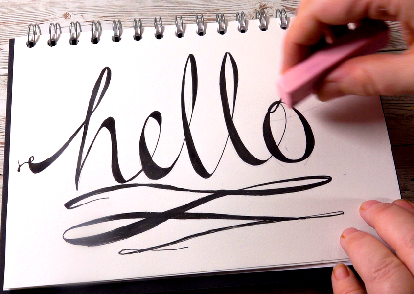 Easy hand-lettering with uni-Air