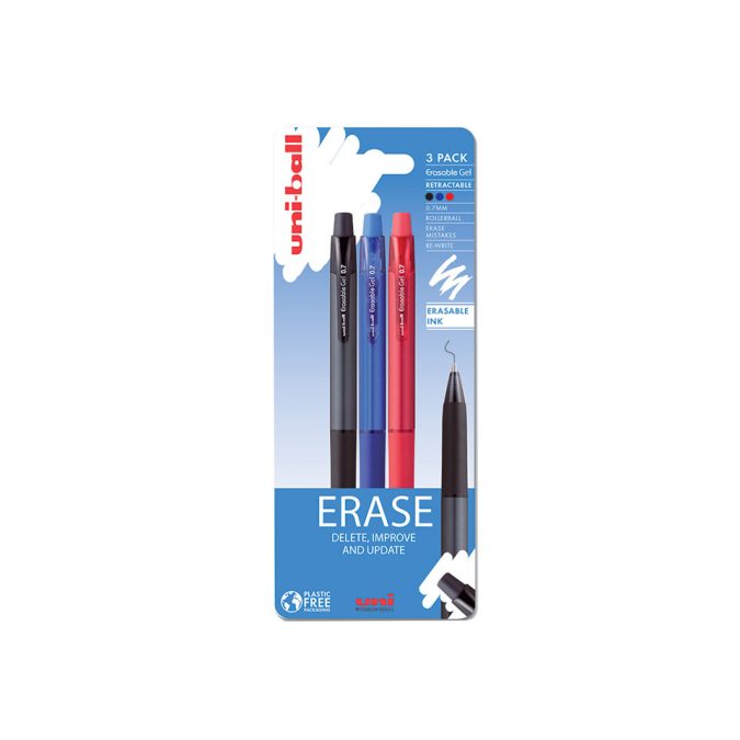 URN-181-07 3pc Blister Blk/Blu/Rd PFP GZ