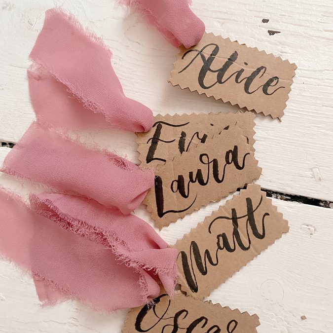 Sustainable Christmas idea: Recycled place-names with PIN