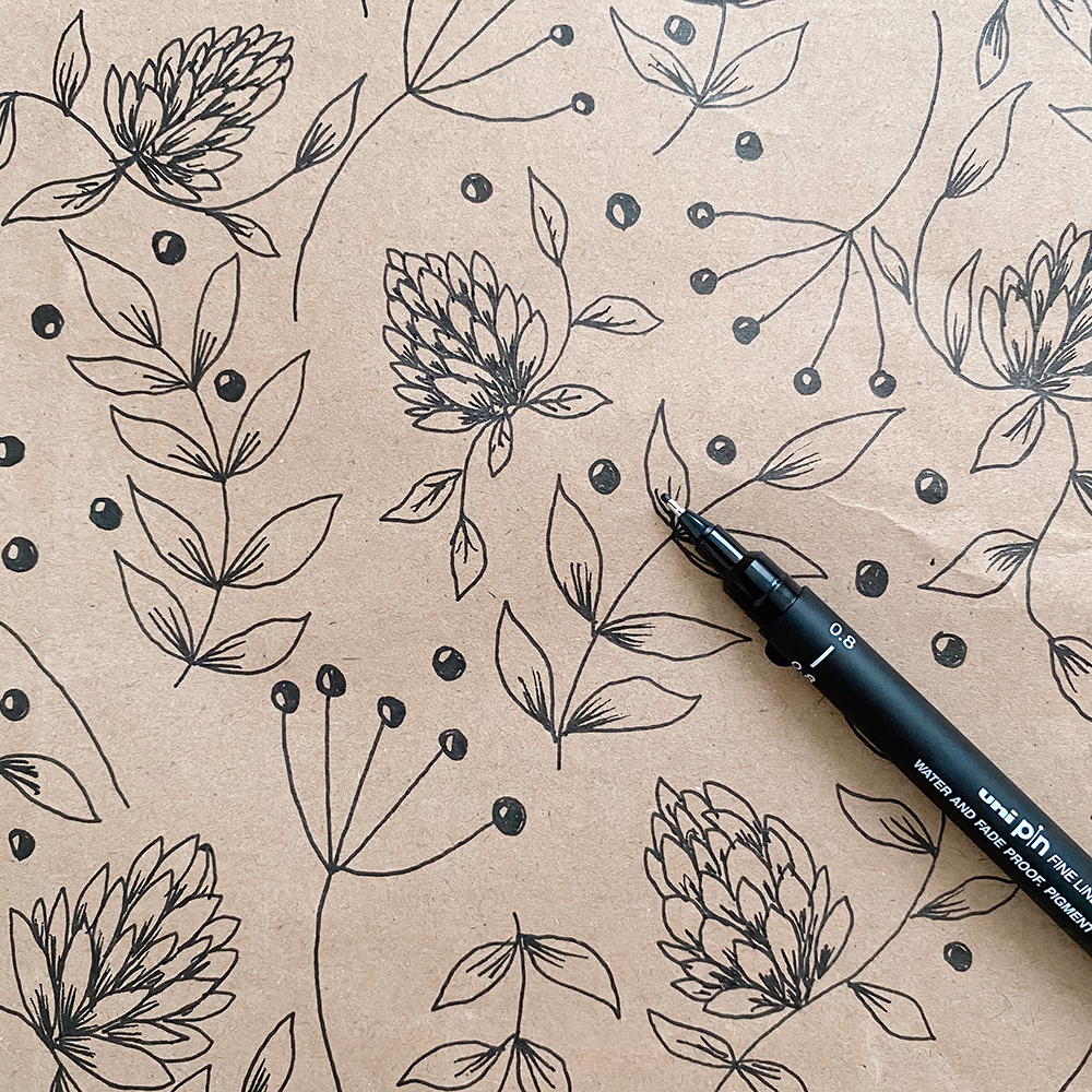 Botanical illustrations with PIN pens