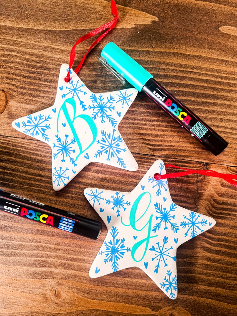 personalised decorations with POSCA