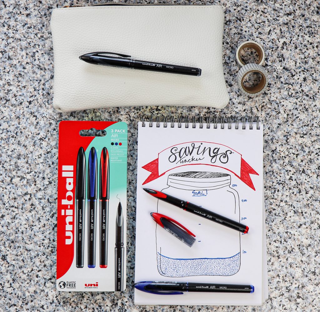 get organised with uni-ball pens