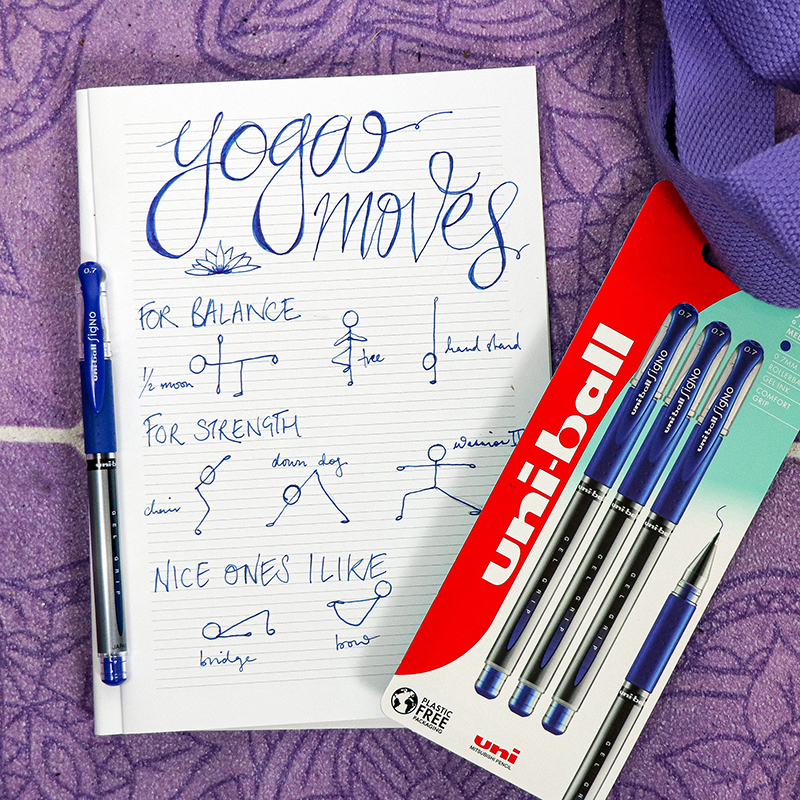 Think positive and get motivated with the some help from uni-ball pens