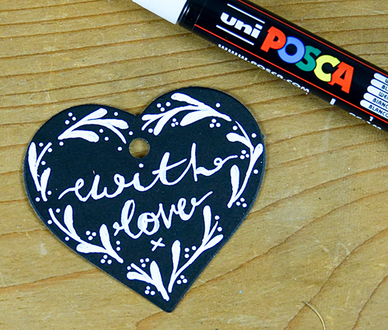 creative POSCA idea for Valentine’s Day