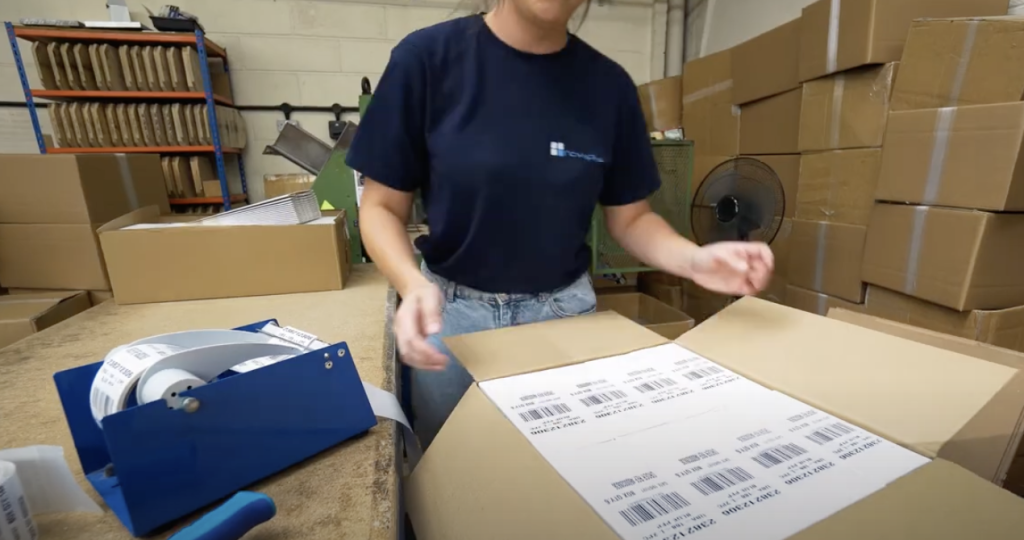 Tight, efficient, waste-free packing, part of a greener way of working